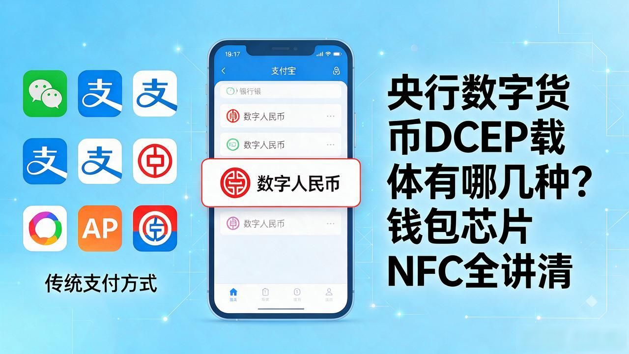 央行数字货币dcep有哪些载体_数字人民币软钱包APP绑定_数字人民币硬钱包载体