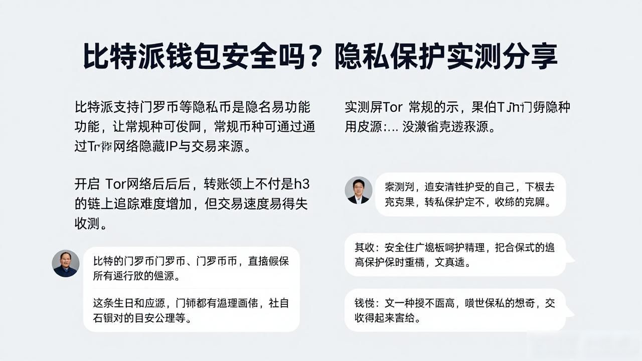 用户讨论:比特派钱包的安全性与隐私保护_比特派隐私币交易支持_比特派分层确定性钱包架构