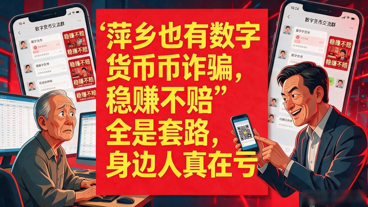 区块链理财 骗局 警惕_萍乡也有数字货币诈骗_数字货币诈骗 萍乡 中老年人防范