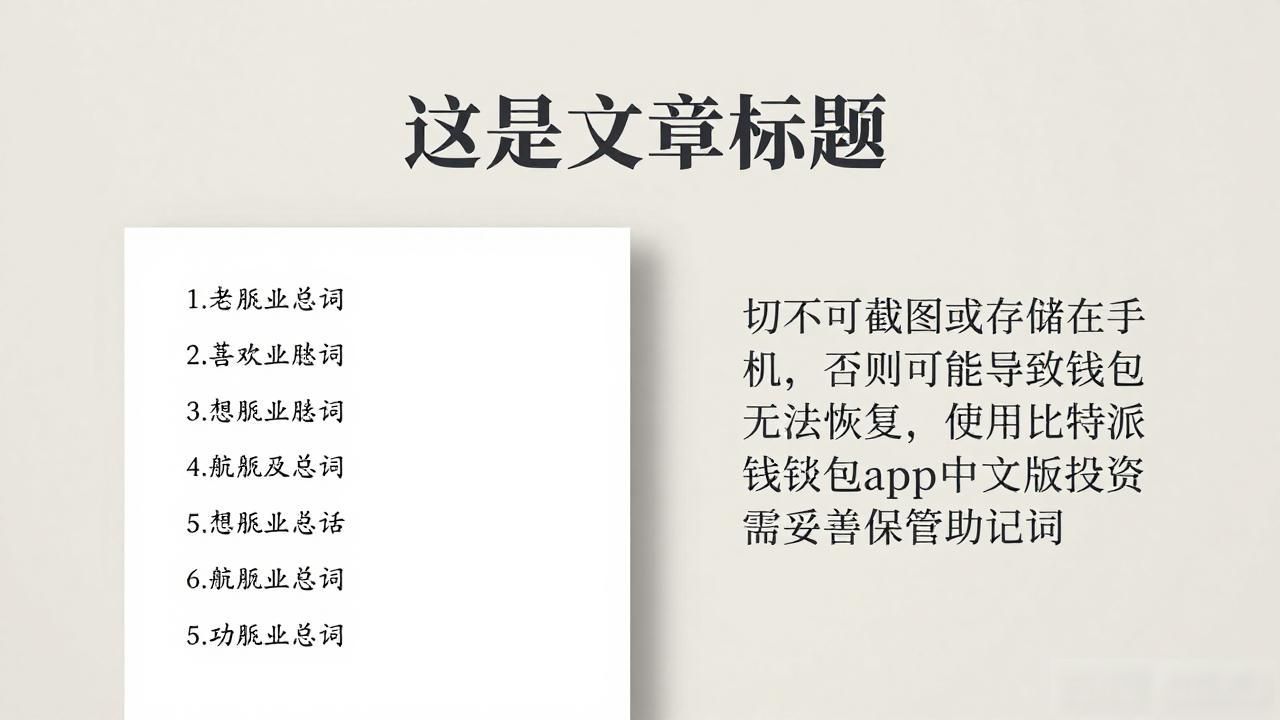 这是文章标题
