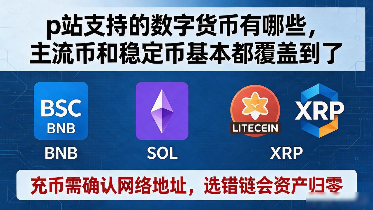 P站支持的数字货币种类_P站充提币注意事项_p站支持的数字货币