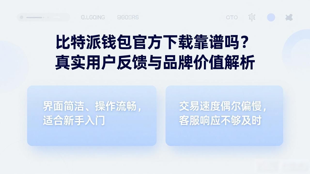 比特派官方下载的市场反馈与品牌价值_比特派官方下载渠道安全可靠_比特派用户评价分析