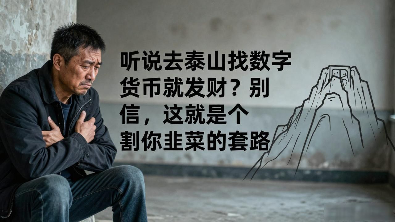 听说去泰山找数字货币就能发财？别信，这就是个割你韭菜的套路