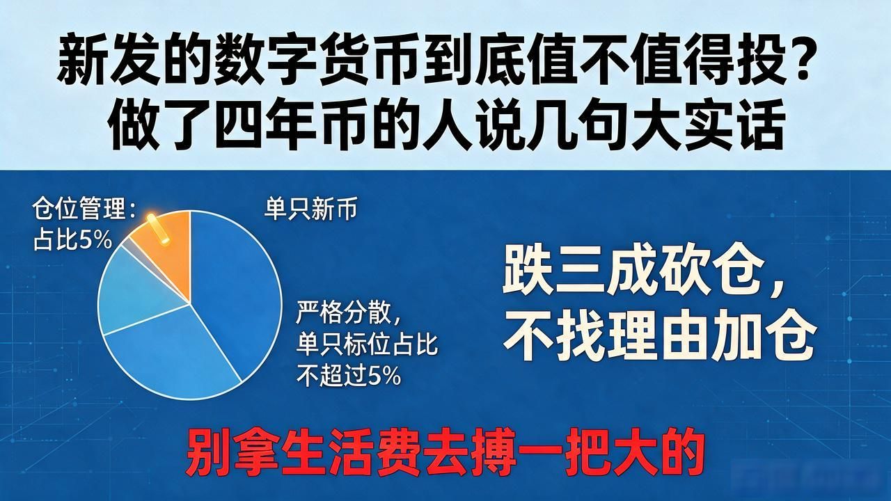 新发的数字货币到底值不值得投？做了四年币的人说几句大实话