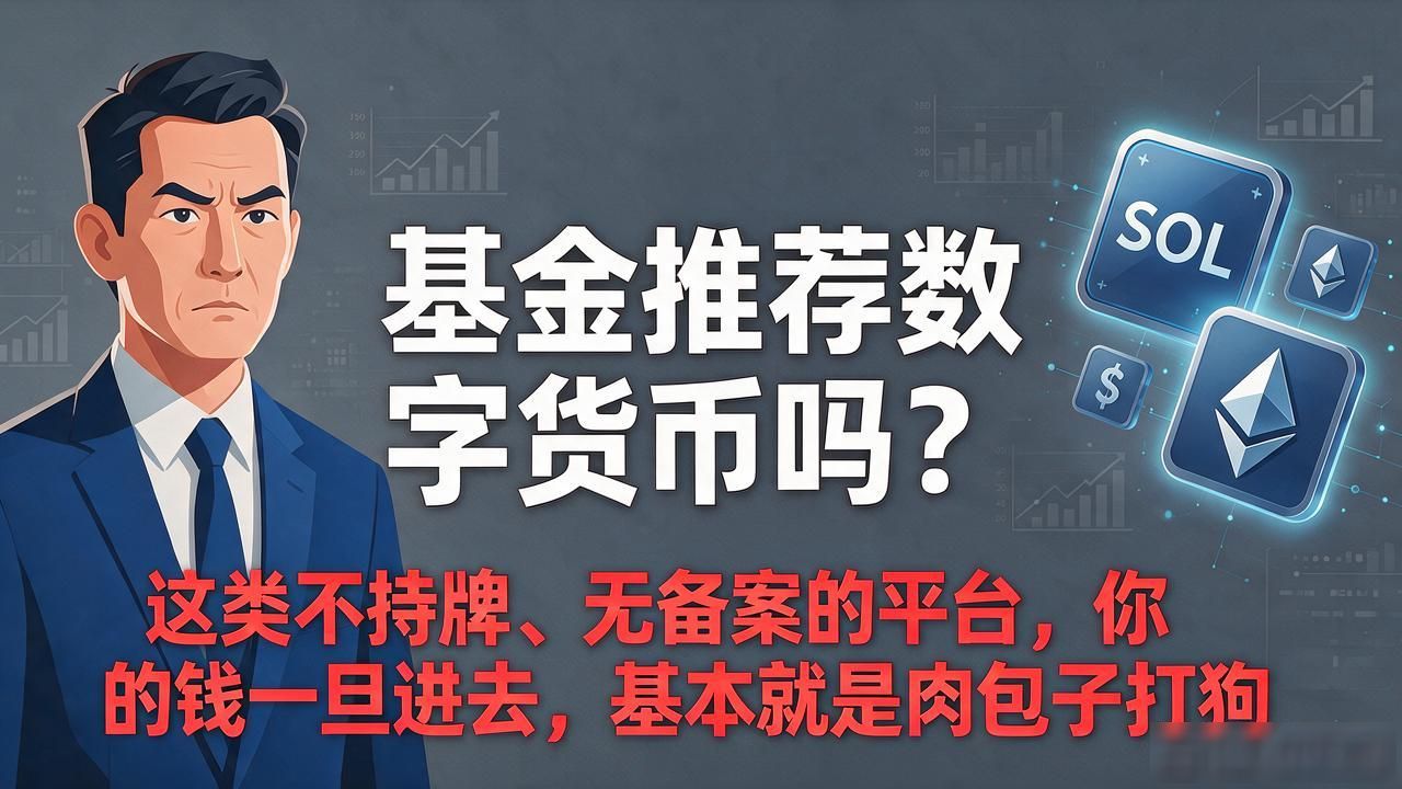 基金推荐数字货币吗？银行理财经理干了八年，跟你说句实话