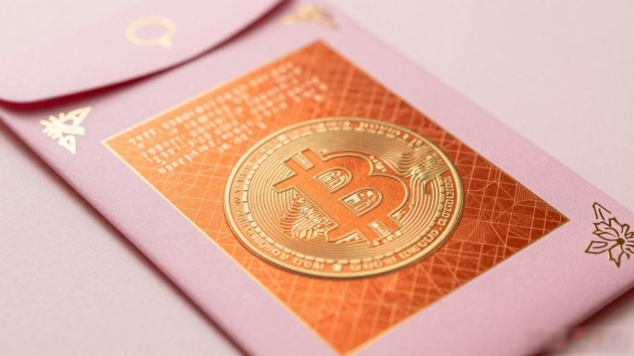 伴郎红包配数字货币图片，婚礼设计圈今年真的野了