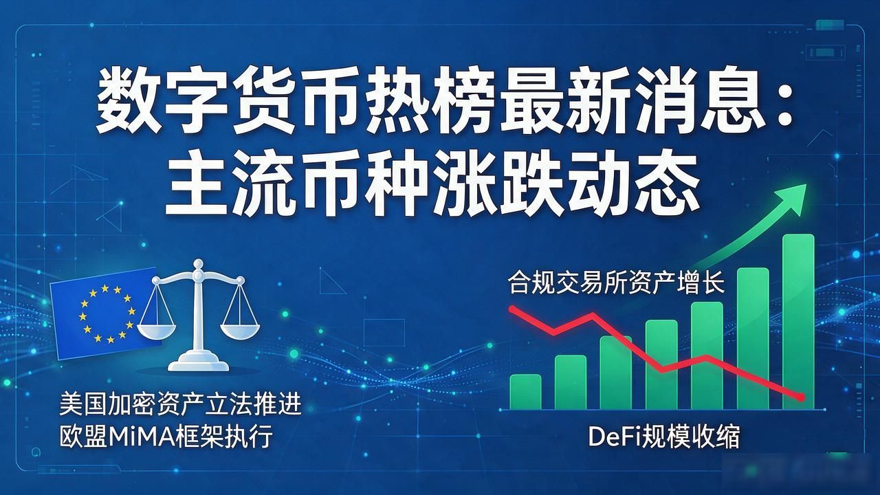 数字货币热榜最新消息：主流币种涨跌动态