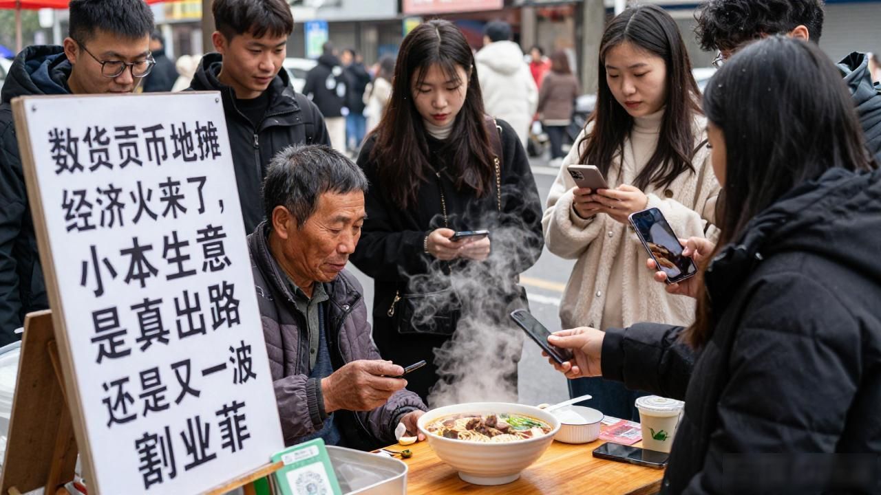 面条收数字货币_数字货币地摊经济_数字货币收款体验