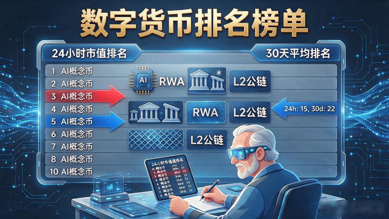 如何看懂币圈排行榜数据_数字货币最新排名_加密货币市值排名陷阱