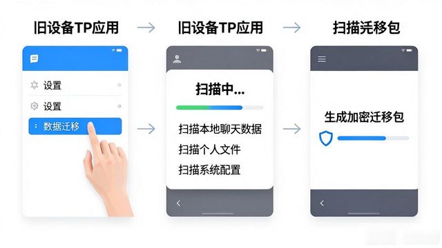 TP官方正版数据迁移教程，三步换机不丢数据