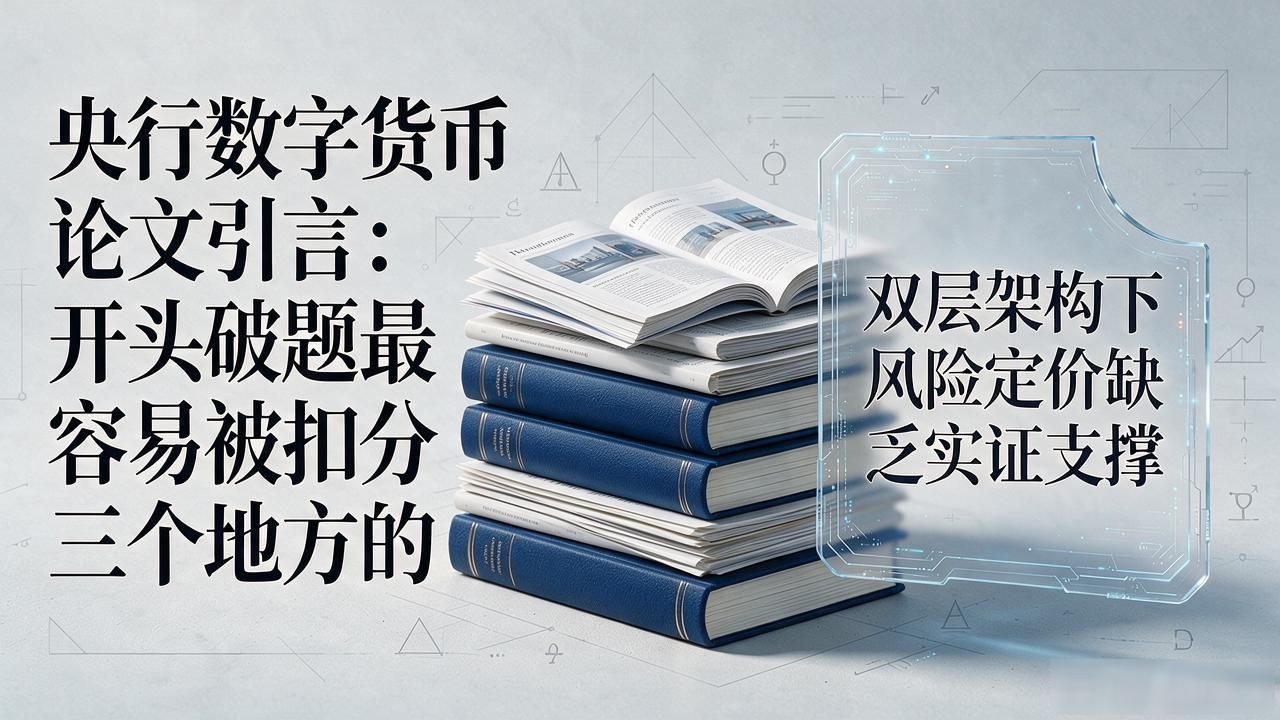 央行数字货币论文引言：开头破题最容易被扣分的三个地方