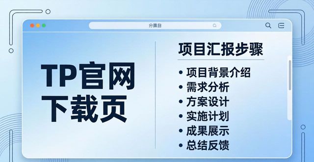 TP官网下载页做项目汇报的简易方法