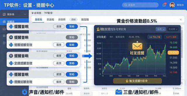 TP官方下载后如何自定义行情提醒？两步搞定