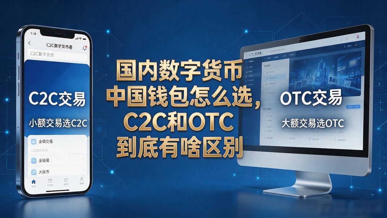 国内数字货币中国钱包怎么选，C2C和OTC到底有啥区别