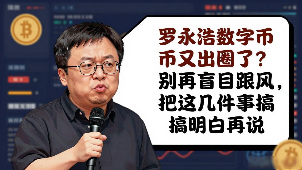 罗永浩数字货币又出圈了？别再盲目跟风，把这几件事搞明白再说