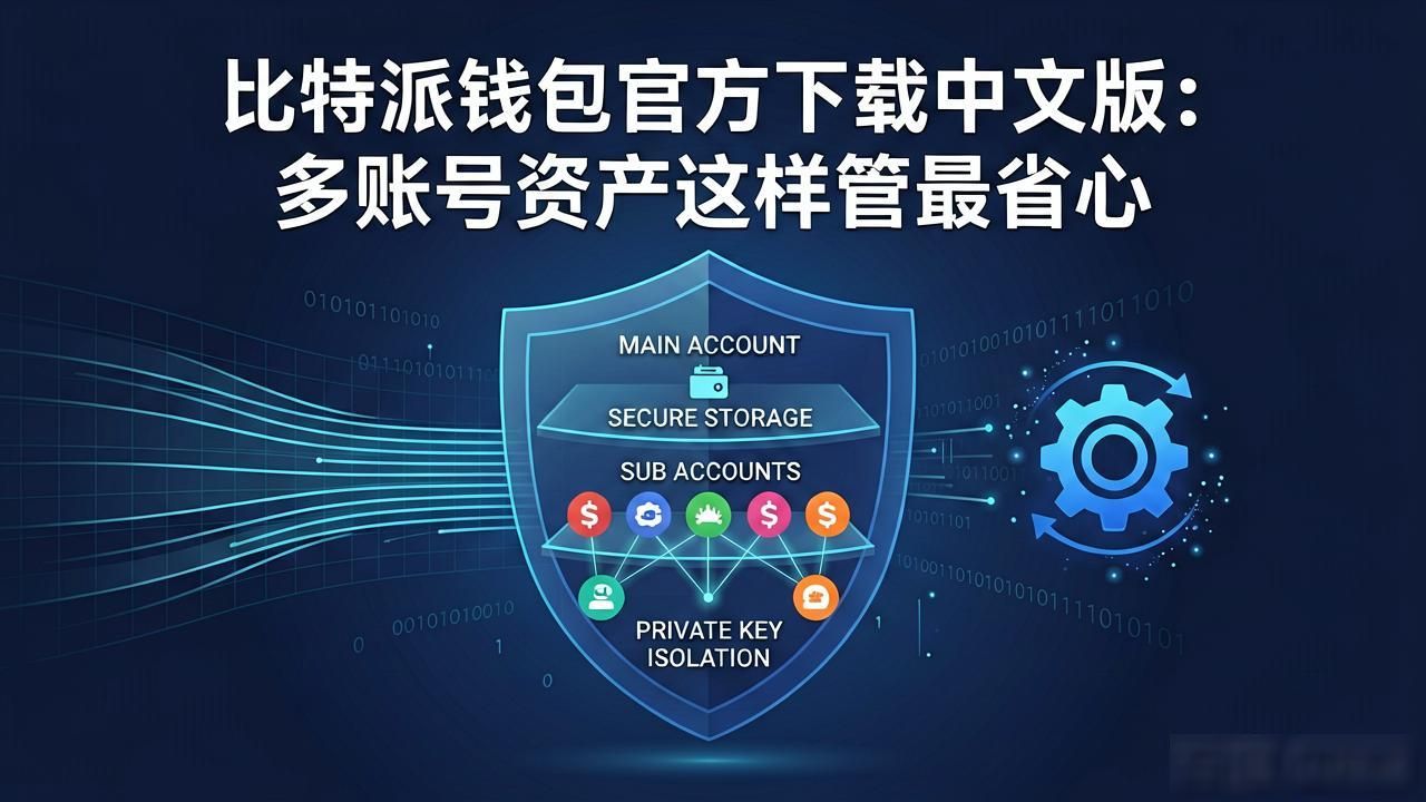比特派钱包官方下载中文版：多账号资产这样管最省心