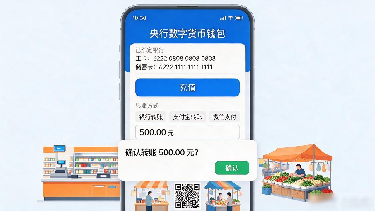 央行数字货币钱包使用教程_数字货币钱包绑定银行卡流程_央行数字货币钱包使用