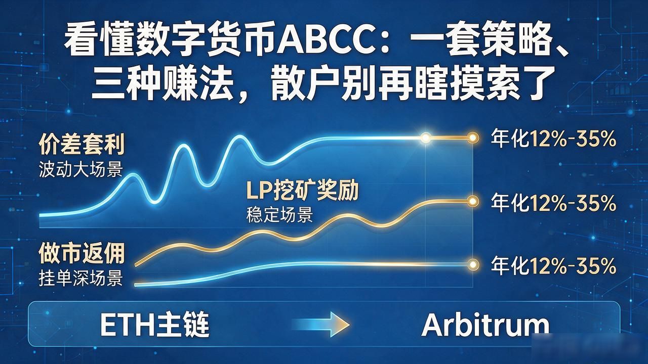 数字货币ABCC_跨DEX套利流动性做市_ABCC DeFi智能合约策略