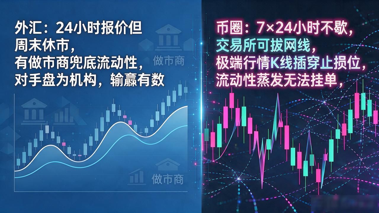 数字货币是炒外汇吗？一个炒了八年外汇的人跟你掰扯明白