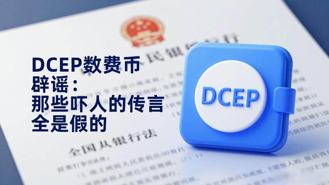 DCEP数字货币辟谣：那些吓人的传言全是假的