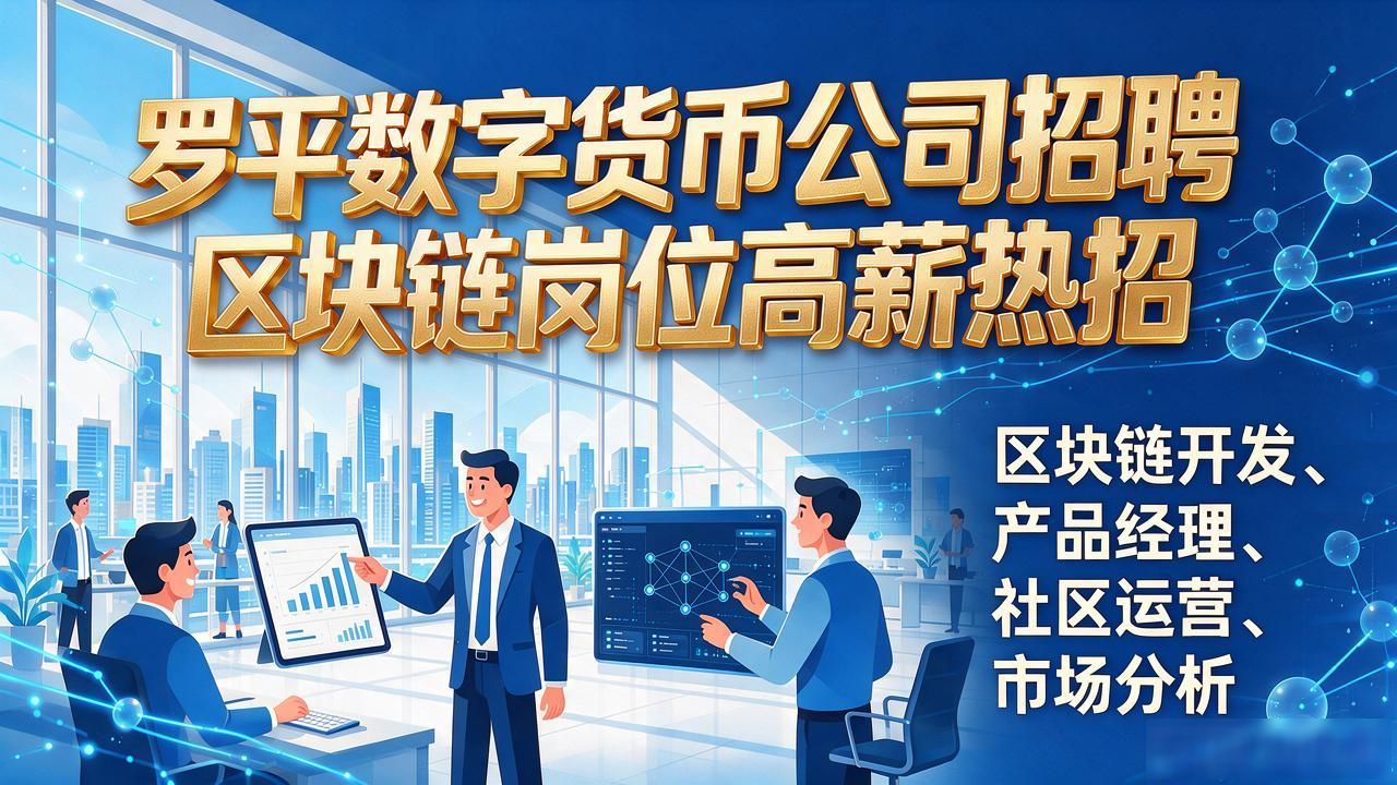 罗平数字货币公司招聘 区块链岗位高薪热招