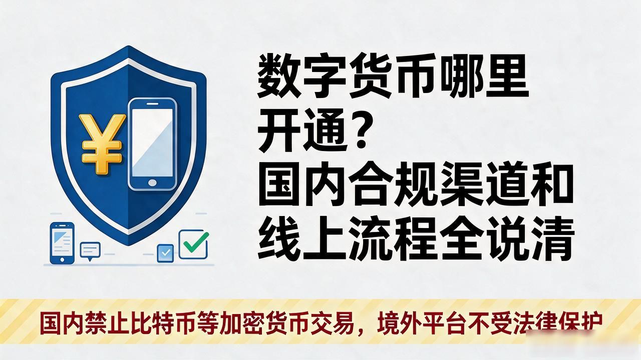 国内合规数字货币渠道有哪些_数字人民币开通流程及注意事项_数字货币哪里开通了