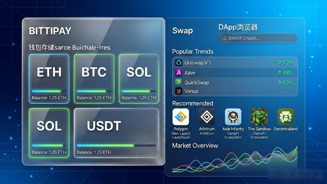 Swap功能DApp浏览器_比特派去中心化钱包_如何通过比特派最新钱包app下载探索投资机会