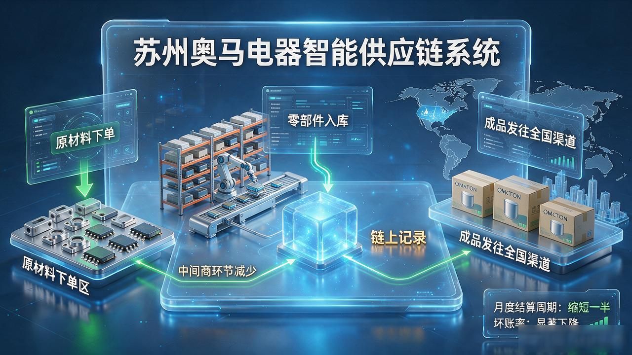 苏州奥马电器数字货币_奥马数字人民币供应链结算_苏州电器供应链数字货币应用