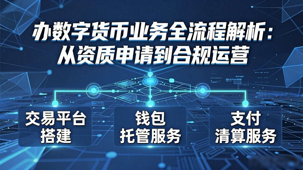 办数字货币业务全流程解析：从资质申请到合规运营