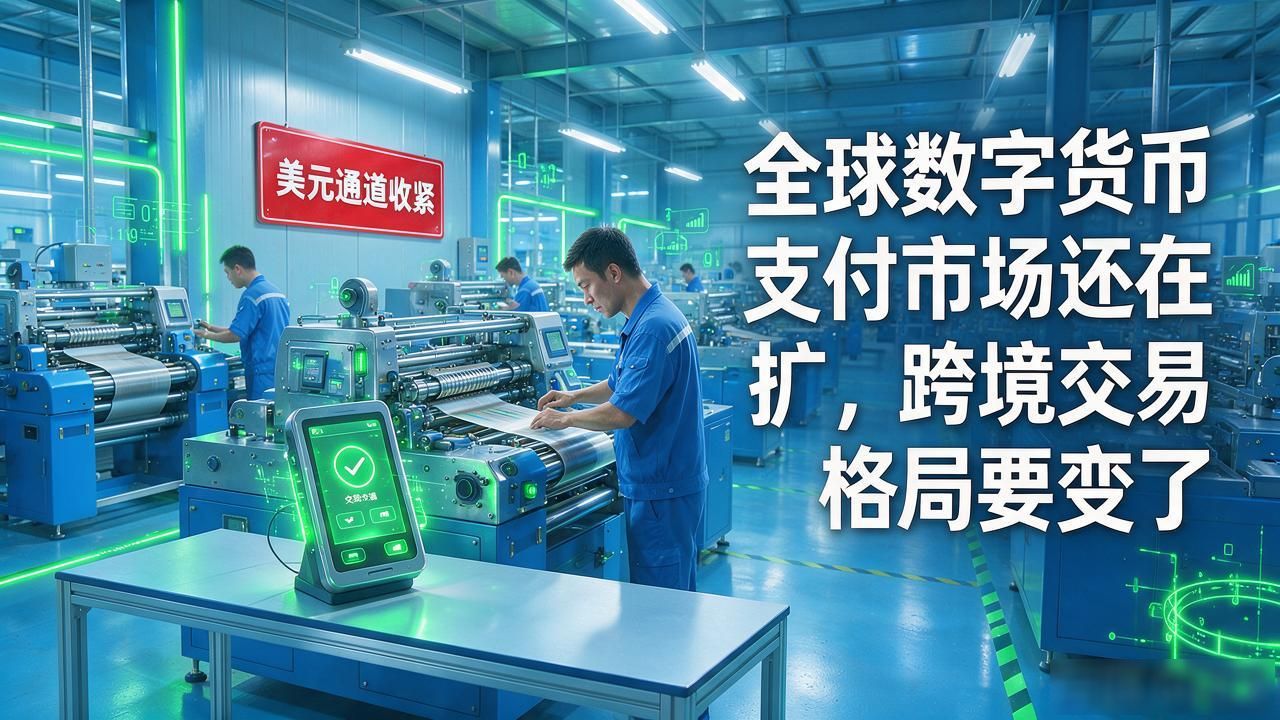 全球数字货币支付市场还在扩，跨境交易格局要变了