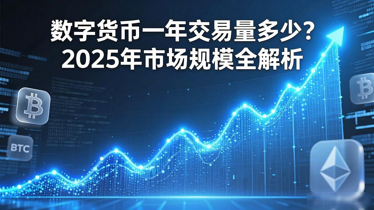 数字货币一年交易量多少？2025年市场规模全解析