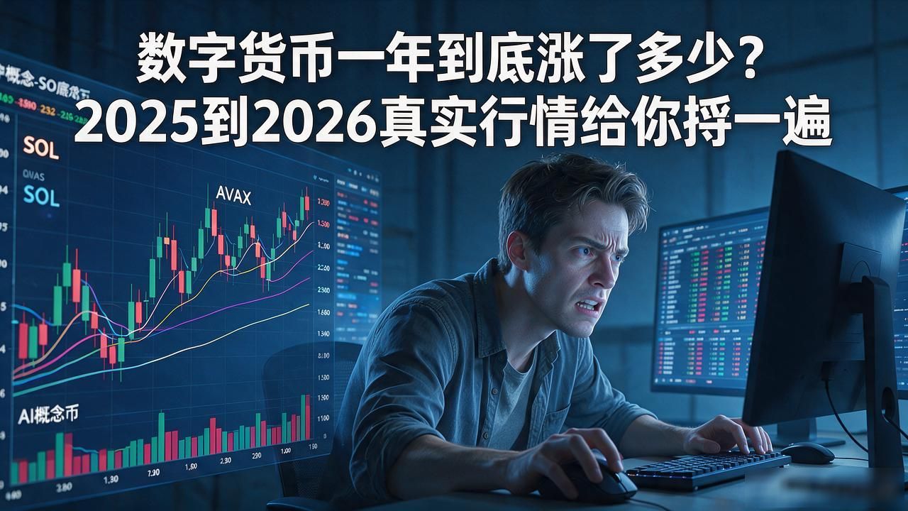 比特币以太坊全年涨幅回顾_数字货币一年大涨多少_2025-2026年数字货币行情分化收益分析