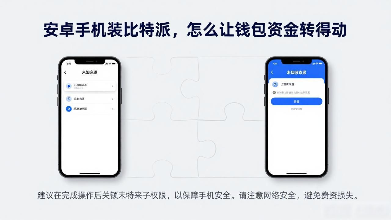 安卓手机装比特派，怎么让钱包资金转得动