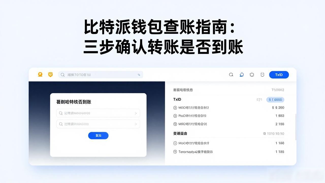 比特派钱包查账指南：三步确认转账是否到账
