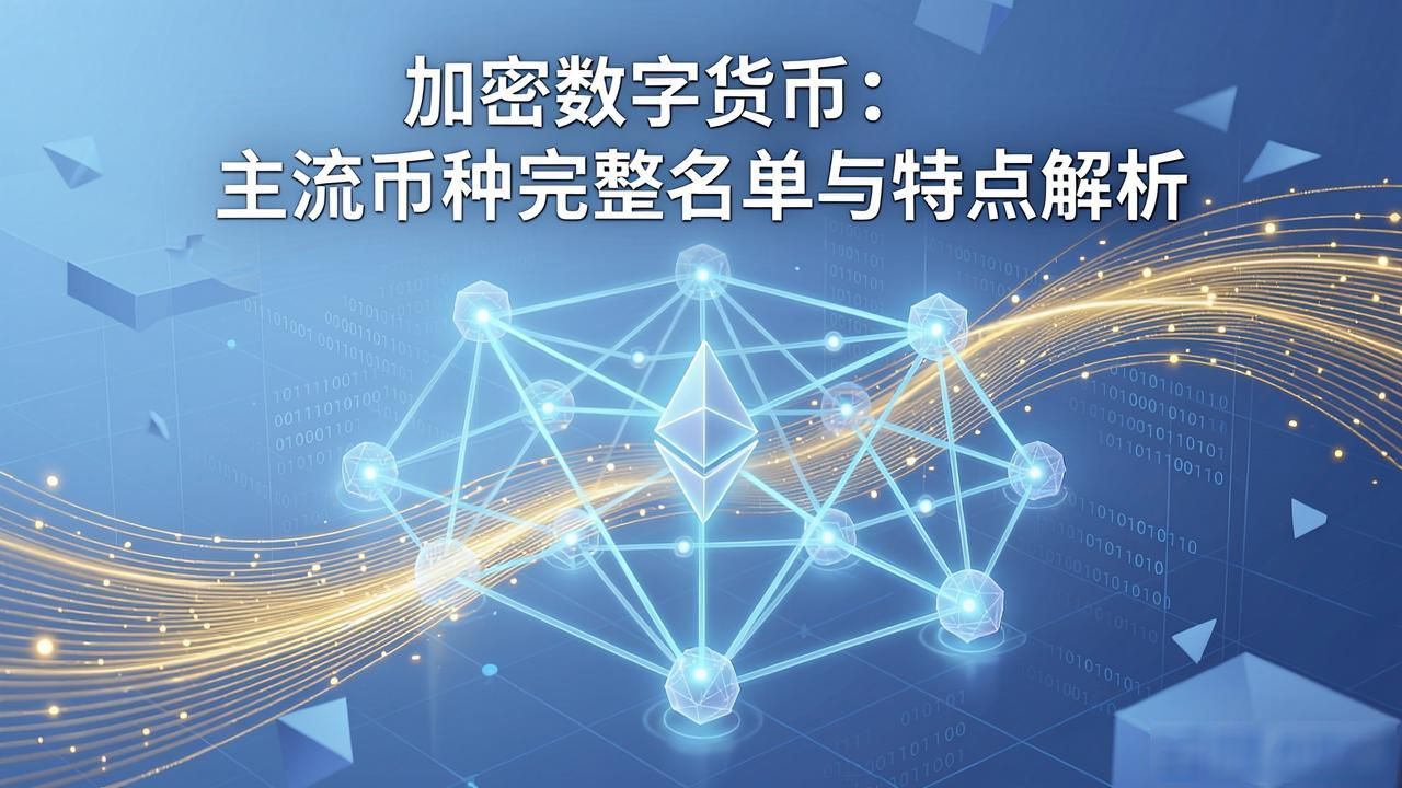 加密数字货币大全：主流币种完整名单与特点解析