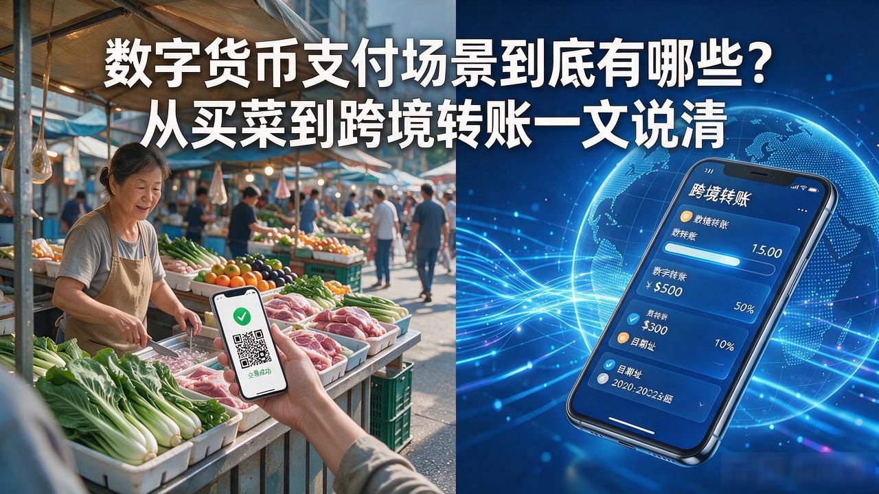 数字人民币跨境支付场景_数字货币的支付场景_菜市场数字货币支付