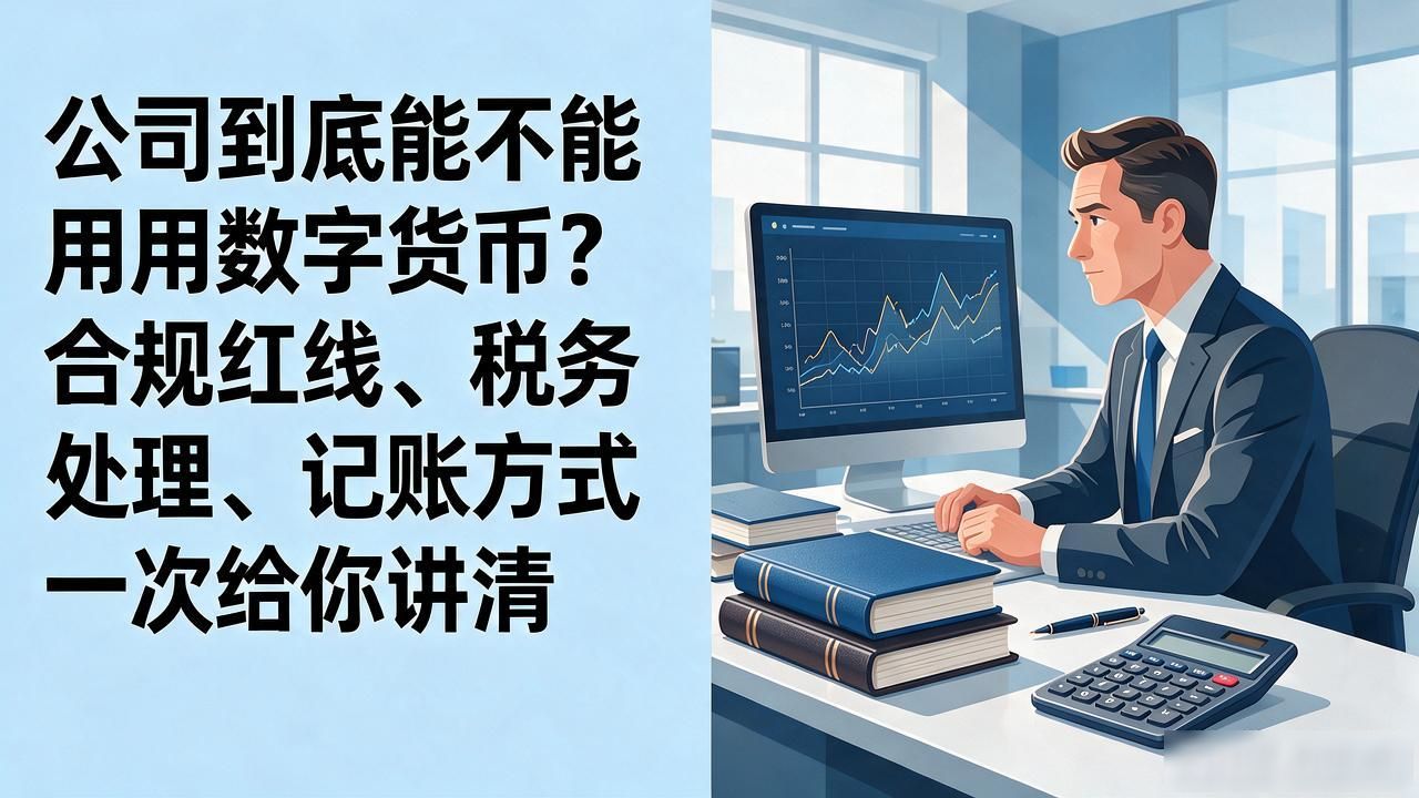 公司到底能不能用数字货币？合规红线、税务处理、记账方式一次给你讲清