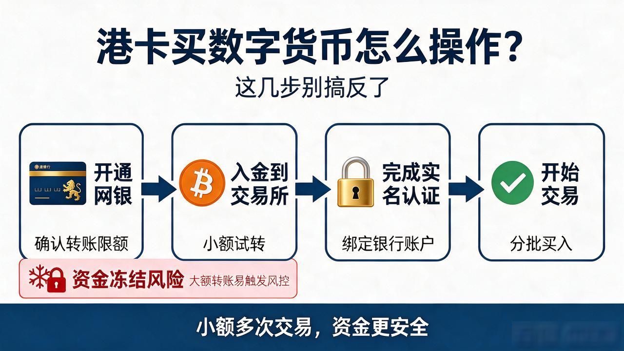 港卡买数字货币怎么操作？这几步别搞反了
