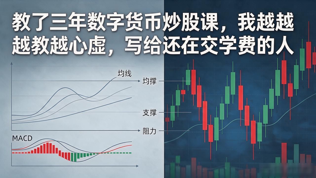 教了三年数字货币炒股课，我越教越心虚，这份反思写给还在交学费的人