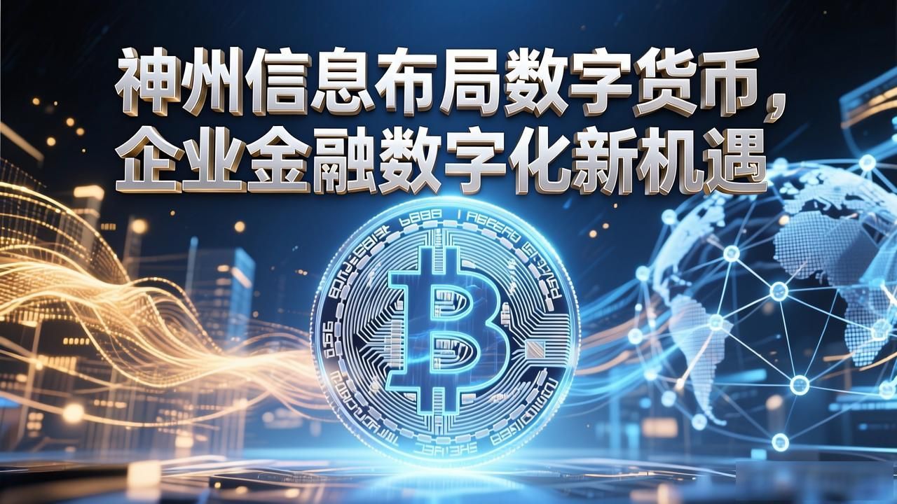 神州信息布局数字货币，企业金融数字化新机遇