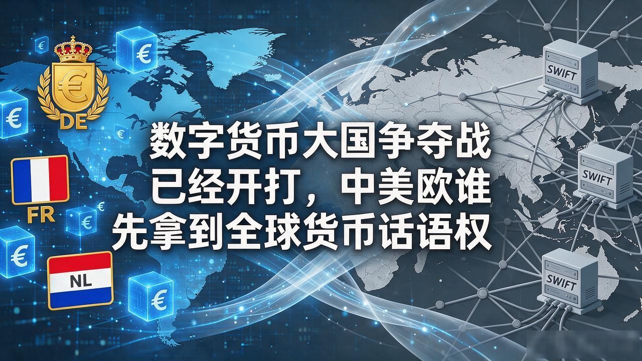 数字货币大国争夺战已经开打，中美欧谁先拿到全球货币话语权