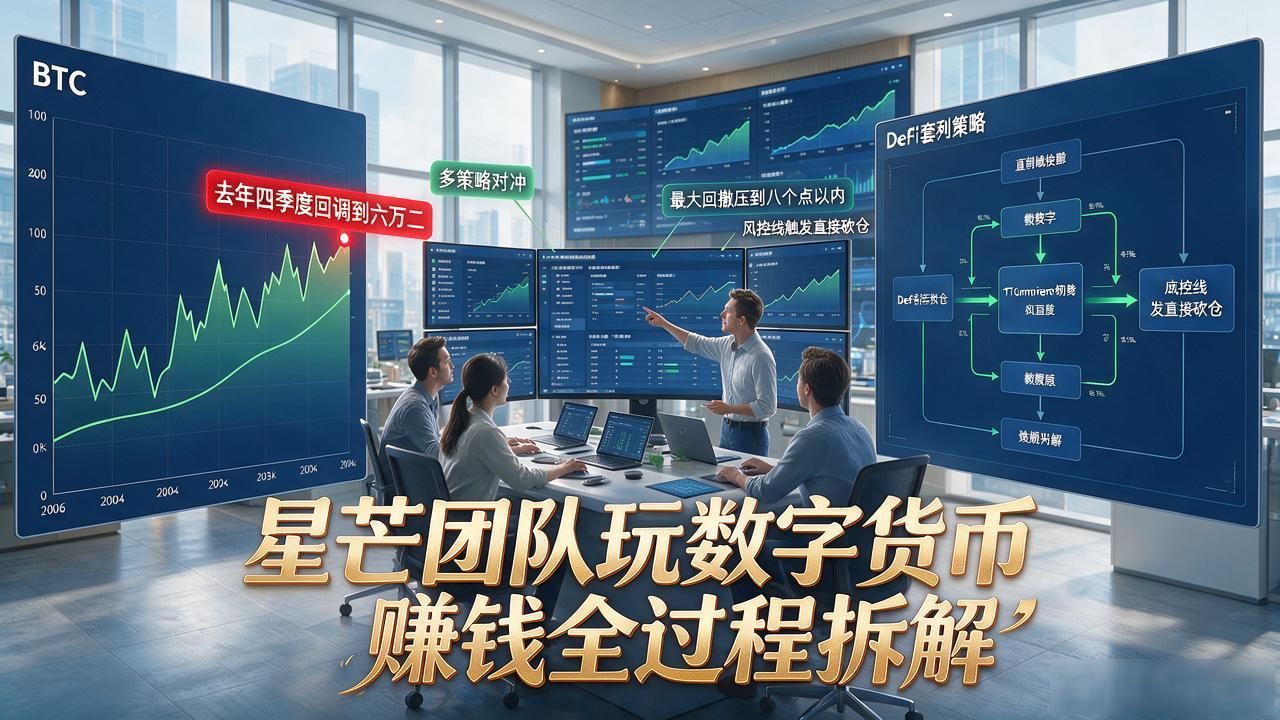 星芒团队数字货币操作策略_星芒团队玩数字货币_DeFi套利与风控纪律