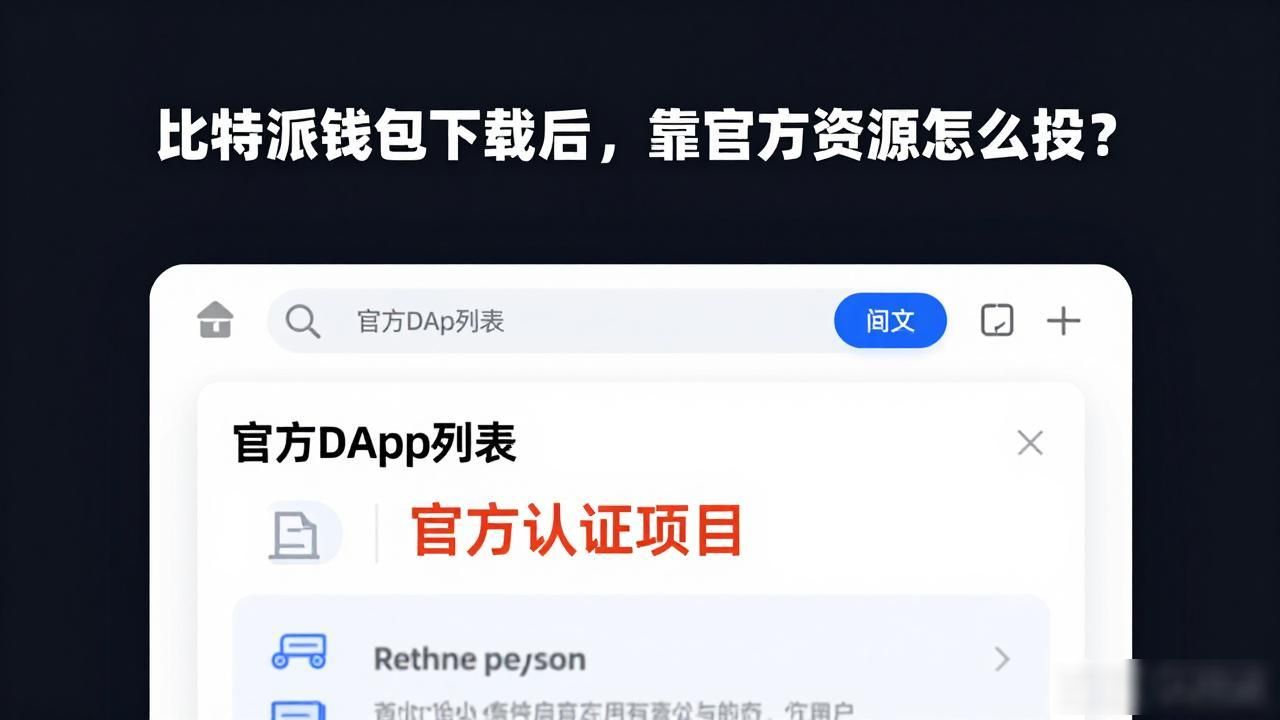 比特派钱包新手入门指南_比特派钱包官方教程_下载比特派钱包后,如何利用官方资源进行投资?
