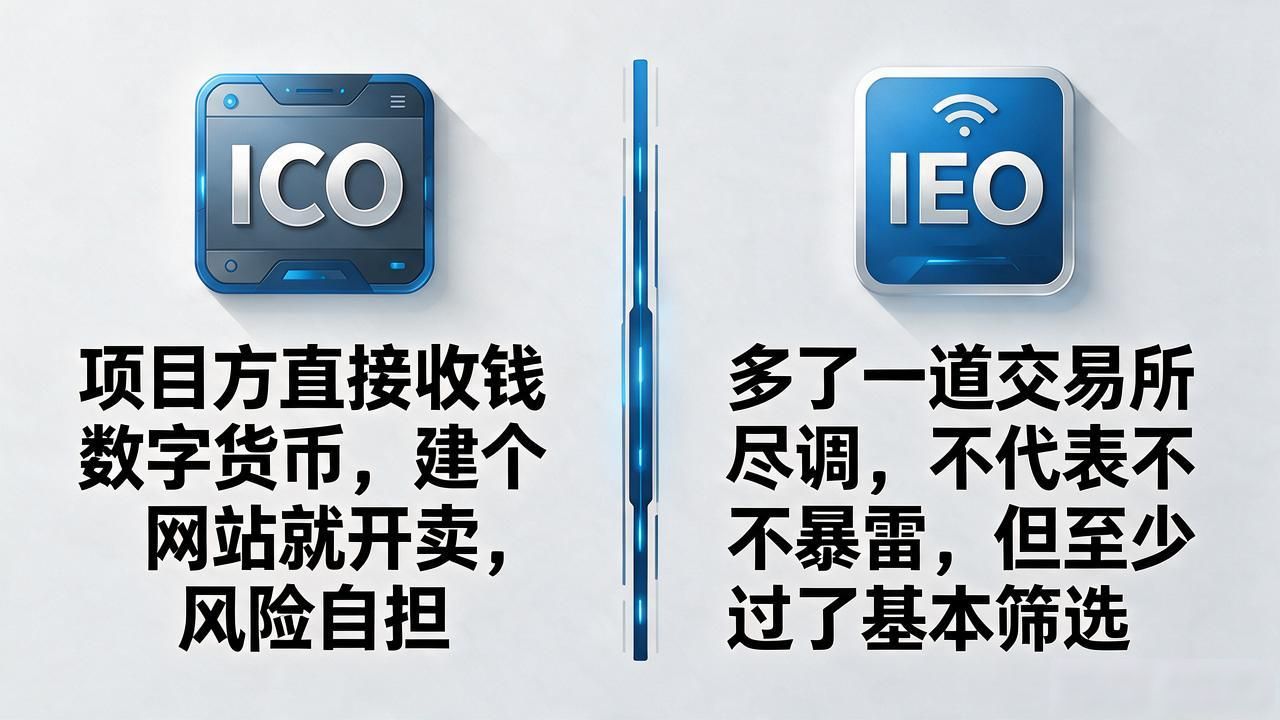IEO和ICO的区别及风险对比_新手参与IEO首次交易所发币流程指南_数字货币ieo是什么