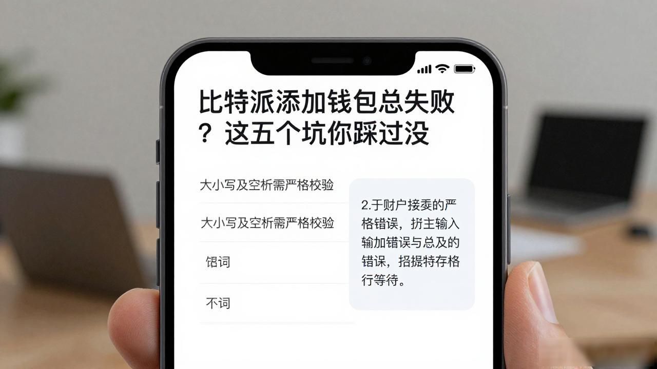 比特派钱包添加钱包的常见误区_比特派钱包添加流程问题_比特派钱包创建与导入概念混淆