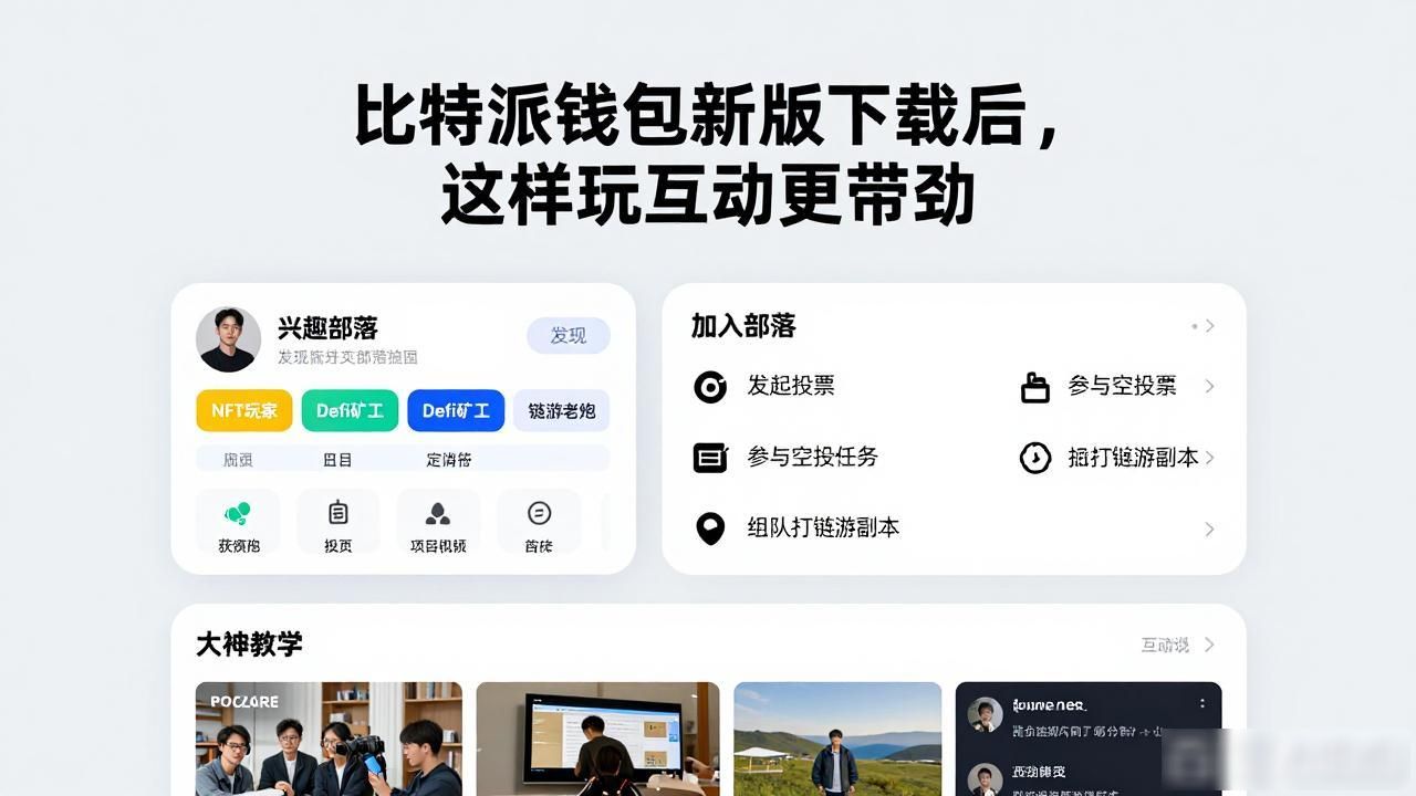如何在比特派钱包app官方下载最新版本中增强互动体验？_发现页瀑布流DApp参与_比特派钱包最新版互动功能