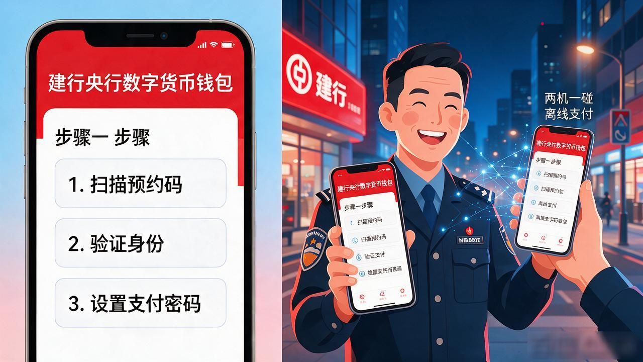 数字人民币建行开通_数字人民币离线支付功能_建行央行数字货币