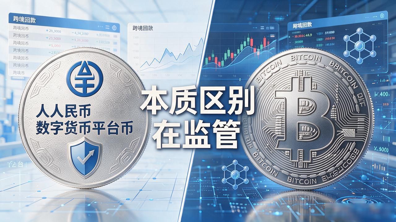数字人民币与加密币本质区别_跨境结算平台币合规应用_人民币数字货币平台币