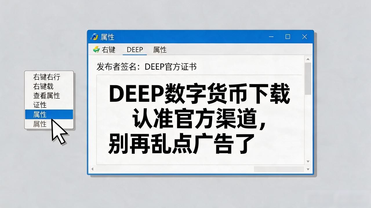 DEEP数字货币下载认准官方渠道，别再乱点广告了