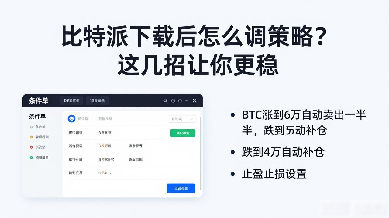 如何在比特派官方下载中调整投资策略?_比特派多链资产配置_比特派投资策略